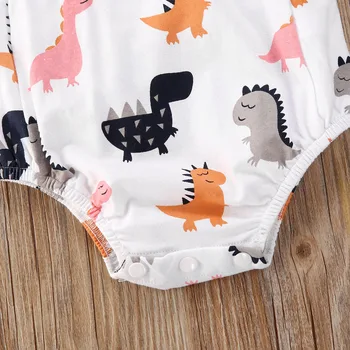 0-24 m baby body lato noworodek chłopiec dziewczynka odzież zwierzęta drukowania bez rękawów pasek kombinezon cute baby body