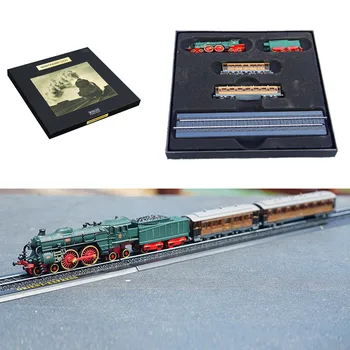 1:220 skala klasyczny parowy pociąg kolei model zestaw Kolekcja biżuterii prezenty dla dzieci Dzieci transport samochód rozrywka, zabawki
