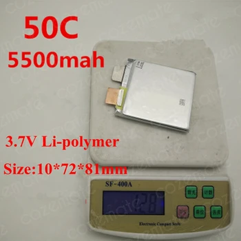 1 3.7 v 5Ah 5500mah Li-polymer 50C 275A Discharge for RC Model Car Model Car Start bateria litowa LED Light Electris Toys