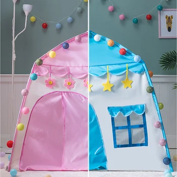 1.3 m basen kryty i odkryty zamek namiot Baby Princess Play House Boy Girl Play House Baby gift zabawki na boże Narodzenie