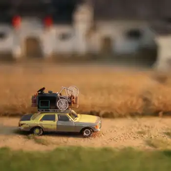 1:72-1:87 HO Scale Resin miniaturowy model DIY Micro-landscape Material Paddy Field Grass Train for Railway Garden Scene Model