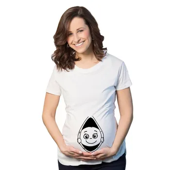 1 ogłoszenie ciąży pary koszulki kobiety w ciąży plus rozmiar rodziny odpowiednie koszulki odzież mama tata, aby być t-shirt