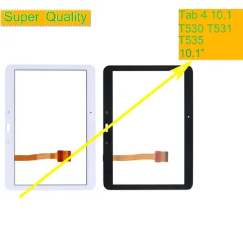 10 szt./lot dla Samsung Galaxy Tab 4 10.1 SM-T530 T530, SM-T531 T531 T535 ekran dotykowy digitizer panel sensor ekran dotykowy Nie wyświetlacz LCD