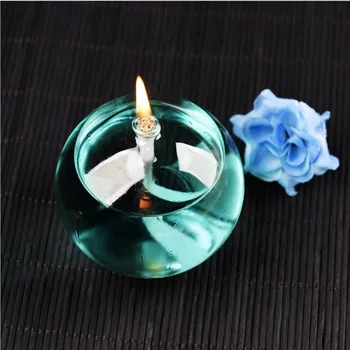 10 szt./op. 9*8 cm шарообразная szklana lampa naftowa ślubna dekoracja handmade szklana lampa naftowa sobie prezent szklane świeczniki