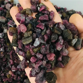 100 g naturalny Kryształ kolor турмали kamienie i minerały reiki uzdrowienie Kryształ bez leczenia próbki kamienia do produkcji biżuterii