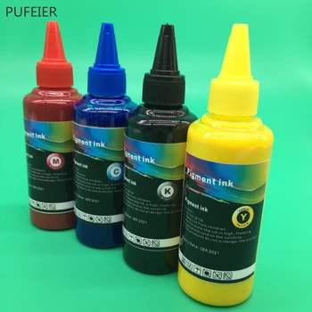 100 ml x 4 kolory uniwersalne tusze pigmentowe do tenisa drukarki atramentowej Epson BK C M Y wysokiej jakości