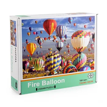 1000 Sztuk Dorosłych Puzzle Balon Na Gorące Powietrze Puzzle Edukacyjne Dekompresyjne Puzzle Dla Dzieci Inteligentne Zabawki
