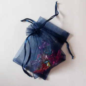 100szt 10 x 15 13x18cm organza torby biżuteria torby opakowanie worek ślub dekoracje Drawable torby prezent, opakowania i torby