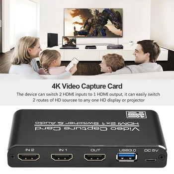 1080P HDMI USB3.0 karta przechwytywania wideo 4K 60 Hz gra strumieniowe nagrywanie gry planszowej transmisja na żywo lokalny cykl Ou