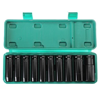 10szt 8-24 mm 1/2 cala napęd głęboki wpływ złącze zestaw ciężkich metrycznych garażowych narzędzi do klucza adapter narzędzia ręczne zestaw