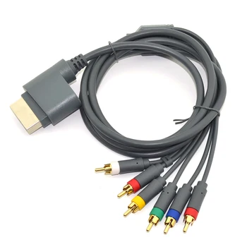 10szt TV HD Component composite przewód AV audio video kabel do konsoli Microsoft XBOX360 Xbox 360
