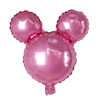 10szt kreskówki Mickey Minnie głowa folia aluminiowa balony Baby Shower Happy Birthday Party dekoracje dostawy zabawki dla dzieci Air Globos