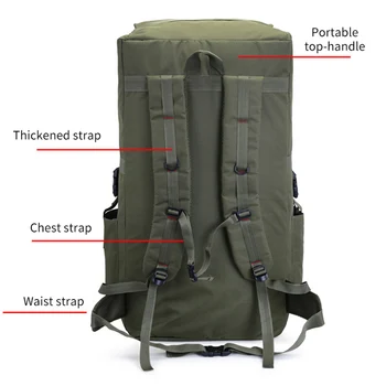 110L duży męski obozowych plecak kemping plecak wojskowy torba odkryty turystyka trekking wspinaczka Mochila Blaso Sport