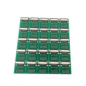 12 pin 1.0 mm pitch FPC/FFC PCB connector socket adapter board,12P, płaski, elastyczny kabel jednostronny gniazdo