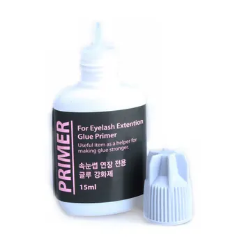 15 ml Korea marka przedłużanie rzęs podkład klej do sztucznych rzęs Lash primer Cleaner zastosowanie rozszerzenie przygotowanie