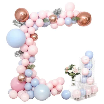 169 szt. dekoracje ślubne makaronu różowe złoto rzemiosło Walentynki urodziny balon Baby Shower Party Home Decor prezent
