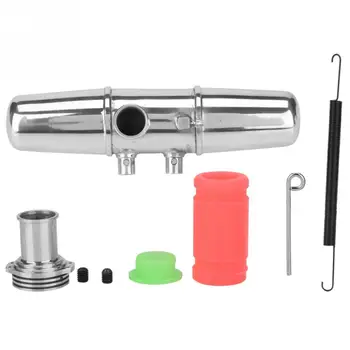 18001P Upgrade Aluminum Alloy Quad Exhaust Joint Tubing for HPI Savage 4.6/5.9 1/8 Nitro Car RC rura wydechowa
