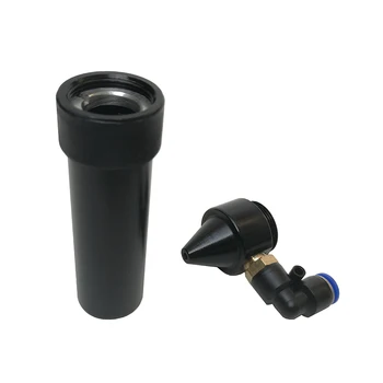 1pc CO2 Laser Head Lens Tube + Air Nozzle for Lens Diameter 20mm Adjust Focal Length 50.8/63.5/101mm for CO2 Laser Machine