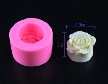 1szt 3D Róża forma silikonowa forma fondant formy czekolada cukier formy ciasto dekoracji zestaw słodka miłość fondant narzędzie H352
