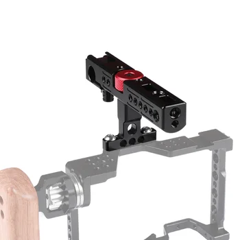 1x kamera komórka górna funkcjonalny uchwyt ręczny chwytak zimna buty ser mocowania pręta zacisk 1/4 3/8 15 mm trzpień zacisk aluminiowy DSLR Rig Kit