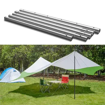 2,5 M 5-segmentowe, regulowane pręty ze stopu aluminium z górną pokrywą camping namiot plażowy schronienie plandeki plandeka Polak wymiana akcesoriów