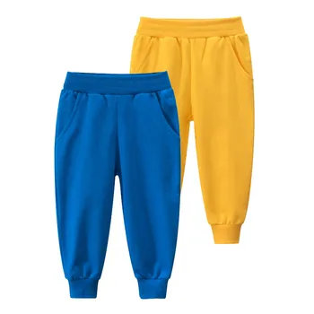 2 szt. (18 m-7 T) zimowe dla dzieci jednokolorowe temat ciepłe spodnie sportowe spodnie wygodne i uniwersalne jednokolorowe temat F4*