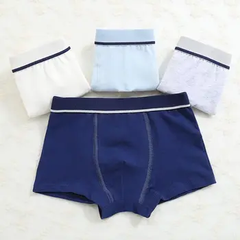 2 szt./lot chłopcy czyste miękkie bawełniane bokserki majtki dla dzieci słodkie dzieci bielizna krótkie spodnie 2-10Y