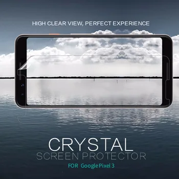2 szt./lot ochraniacz ekranu dla Google Pixel 3 NILLKIN Crystal Super Clear / matowa przeciwodblaskowa folia ochronna dla Google Pixel 3
