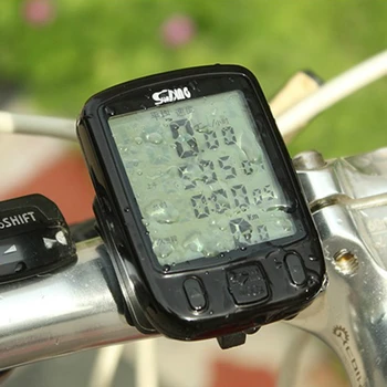 2016 wielofunkcyjny wodoodporny temperatura wifi stoper LCD-akcesoria do rowerów Velocimetro rower prędkościomierz rower komputer