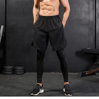 2019 gorące bokserki obcisłe spodnie szkolenie zimne sprzęt uciskowe męskie rajstopy bieganie odzież sportowa uciskowe legginsy