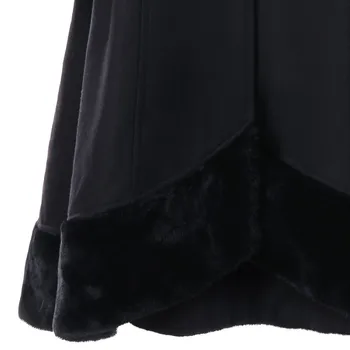 2019 nowa moda gothic rocznika rów średniej długości kobiet czarny cienki pasek płaszcz Mujer wiatrówka damska Abrigos Brazylia#J30