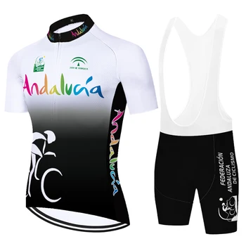 2020 ANDALUCIA cycling jersey set men spain completo ciclismo estivo 20D gel pad summer quick dry biker szorty