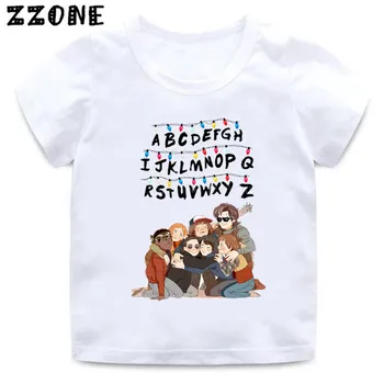 2020 New Summer Baby Boys T shirt Stranger Things Season 3 Eleven Print Kids T-Shirts Funny Girls Children Clothes, HKP5317