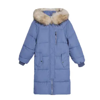2020 Zimowa jesienna kurtka płaszcze damskie damska odzież zimowa bawełniana miękka damska długa wolna duża kurtka Ukraina plus rozmiar głównym kaptur