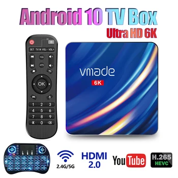 2020 najnowszy Smart TV Box Android 10 4GB 64GB HD 6K Youtube Media Player Android TVBOX TV, Set Top Box 2GB16GB H. 265