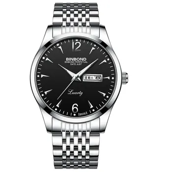 2020 nowe luksusowe Męskie zegarek kwarcowy zegarek ze stali nierdzewnej zegarki top marki tydzień data męskie zegarki Reloj Hombre