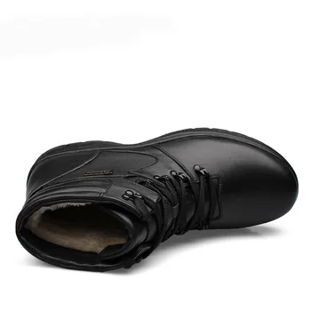2020 super duży rozmiar 45-54 markowe męskie buty zimowe buty Martins skóra naturalna męskie bawełniane buty męskie klapki obuwie śnieg botas