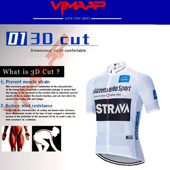 2021 Pro Team STRAVA jazda na Rowerze Jersey 19D Bib Set MTB rowerowa odzież Ropa Ciclismo Quick Dry rowerowa odzież Męska krótki Mayo Culotte