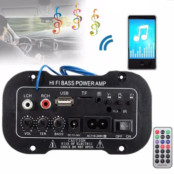 220 samochodowy Bluetooth 2.1 Hi-Fi Bass Power AMP Mini Auto wzmacniacz samochodowy stereo radio audio wzmacniacz cyfrowy USB TF Remote