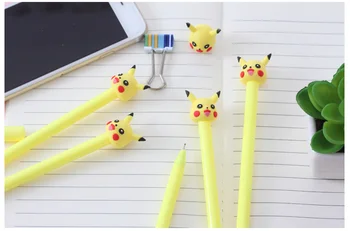 24 szt koreańskie kreatywne artykuły papiernicze żółty Elf neutralny uchwyt Kawaii szkolne pióro do pisania artykuły papiernicze hurtownia