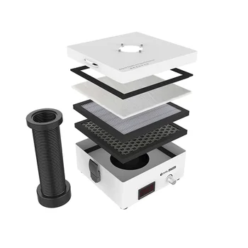 2UUL uuFliter DeskTop Fume Extractor palenie filtrowanie wentylator wyciągowy do telefonu płyta główna spawanie naprawa oczyszczenie urządzenia