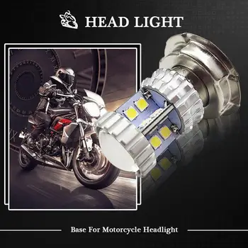 2szt 10-30V LED P26S Moto motocykl reflektory lampy lampy 600LM 6000K 8W 3030 20smd Led motocykl samochód elektryczny skuter oświetlenie