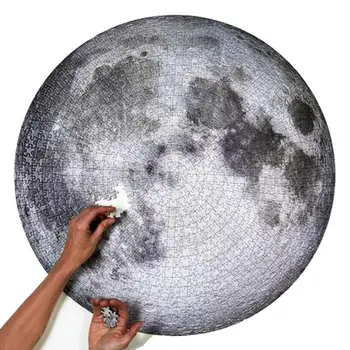 3 Rodzaje Księżyc Puzzle 1000 Sztuk Łamigłówki Ziemia Puzzle Zabawki Wczesne Zabawki Edukacyjne Prezenty Dla Dzieci-Decor