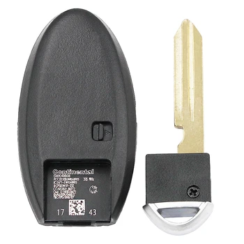 3 przycisku Keyless Entry Car Key Blank Key Fob Case Remote Key Shell Cover dla INFINITI nieobrzezanego ostrzem