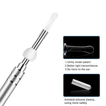 3 w 1 3.9 mm 2.0 MP ucha endoskopu narzędzie do usuwania woskowiny IP67 wodoodporny aparat z 6 diodami led dla OTG Android Micro USB PC