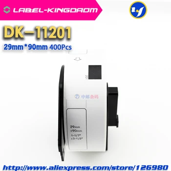 30 benzynowych rolek zgodna etykiety DK-11201 29 mm*90 mm, wycinanie kompatybilny do drukarki etykiet Brother biały papier DK11201 DK-1201