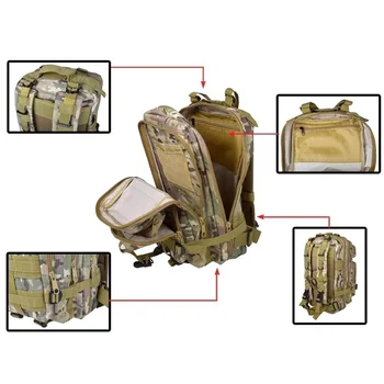 30L turystyczne torby mężczyźni armia wojskowy taktyczny plecak 2021 nowy Softback na zewnątrz wodoodporny błąd plecak kobiety kemping myśliwskie torby
