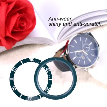 38 mm ceramiczny pierścień do zegarka czarny niebieski zielony lekkie męskie zegarek oprawy wstaw zawias części zamienne narzędzia