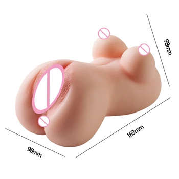 3D realistyczne Silikonowa duża dupa męskie u anal cunt kieszeni Cipki seks dojrzała sex zabawki dla mężczyzn erotyczny sex shop T