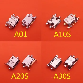4 modele każde 10 szt złącze Micro USB, Jack, złącze ładowarki portu wtyczkę do Samsung Galaxy A01 A015 A015F/DS A10S A20S A30S